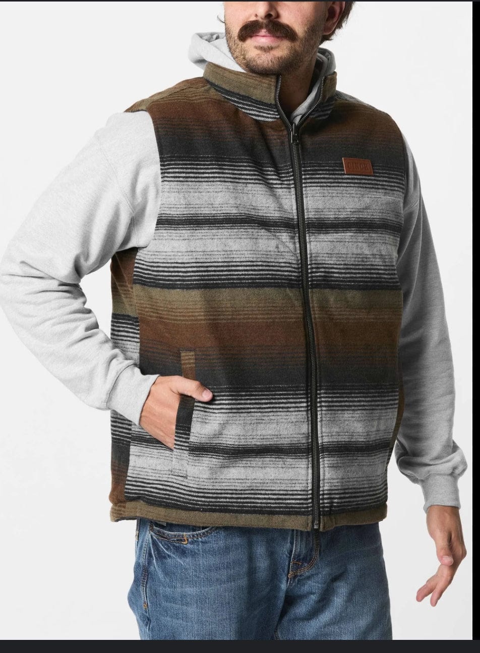 Cinch Men's Reversible Southwestern Print Quilted Vest-Outerwear-Cinch-Whiskey Ray's Boutique, Women's Western Wear Boutique in Waxahachie, TX