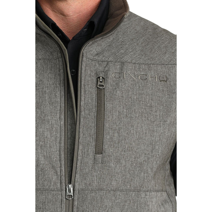 Men's Concealed Carry Bonded Vest - Olive-Outerwear-Cinch-Whiskey Ray's Boutique, Women's Western Wear Boutique in Waxahachie, TX