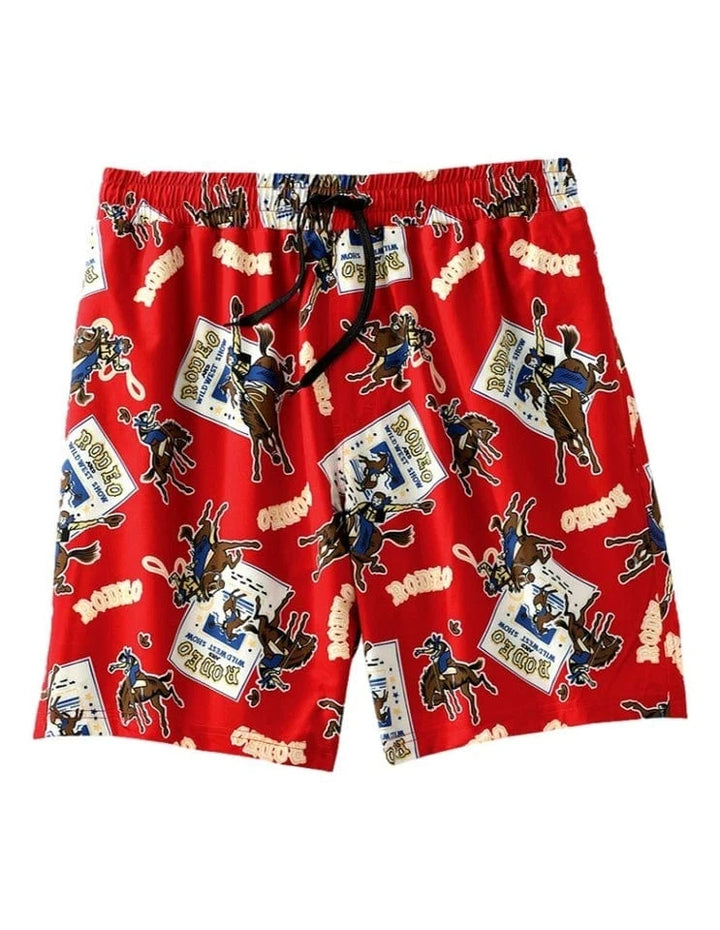 Men's Cinch Rodeo Print Swim Shorts-Seasonal-Cinch-Whiskey Ray's Boutique, Women's Western Wear Boutique in Waxahachie, TX