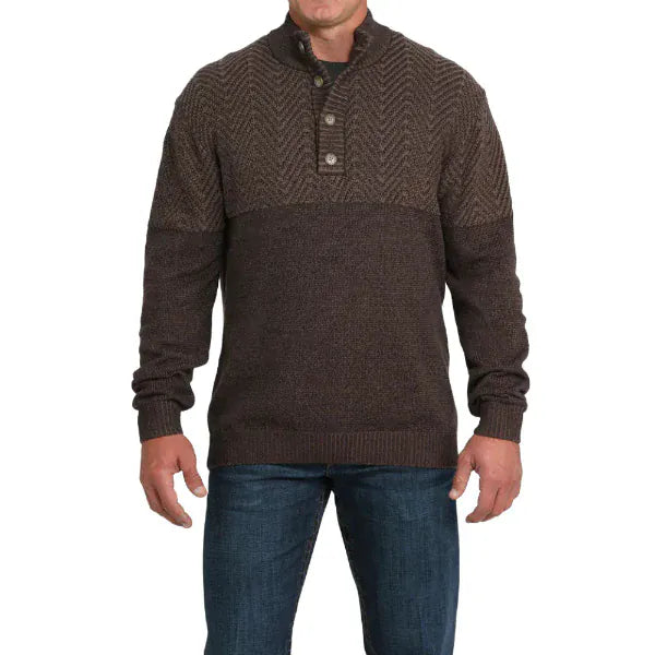 Cinch Men's Timberline Henley Sweater-Sweaters-Cinch-Whiskey Ray's Boutique, Women's Western Wear Boutique in Waxahachie, TX