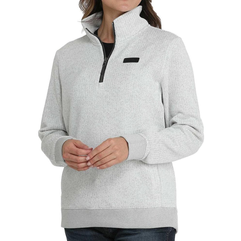 Frosted Morning Quarter-Zip Fleece-Sweaters-Cinch-Whiskey Ray's Boutique, Women's Western Wear Boutique in Waxahachie, TX