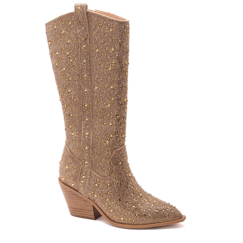 Glitzy Wide Calf Rhinestone Boot-Boots-Corky's-Whiskey Ray's Boutique, Women's Western Wear Boutique in Waxahachie, TX