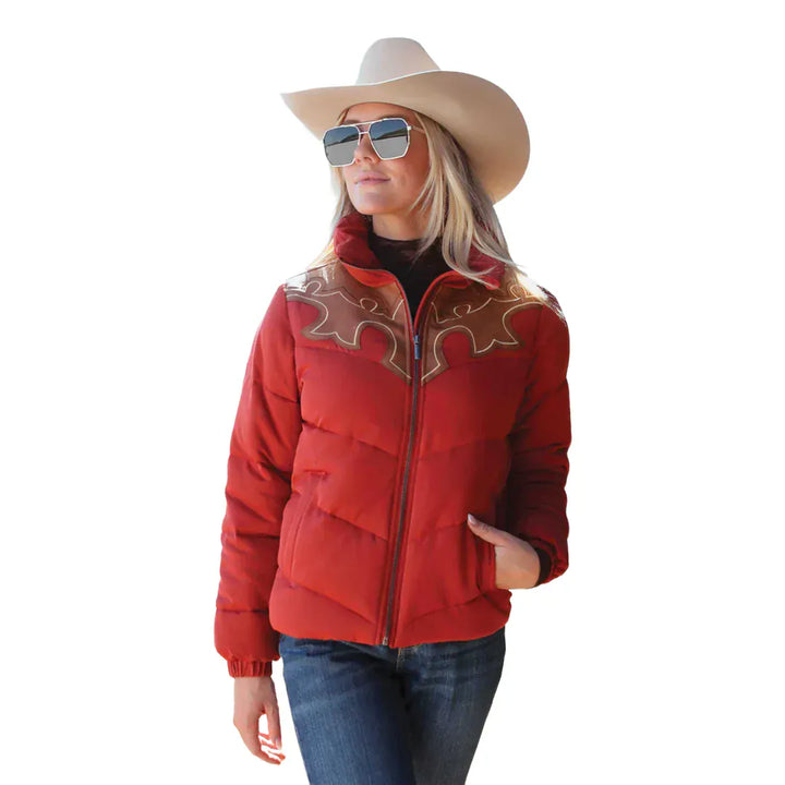 Rust & Rodeo Puffer Jacket-Coats & Jackets-Cruel-Whiskey Ray's Boutique, Women's Western Wear Boutique in Waxahachie, TX