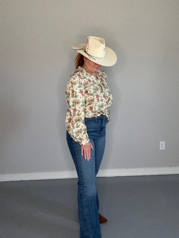 Cruel Skylar Flare Medium Stone Jeans-Jeans-Cruel-Whiskey Ray's Boutique, Women's Western Wear Boutique in Waxahachie, TX