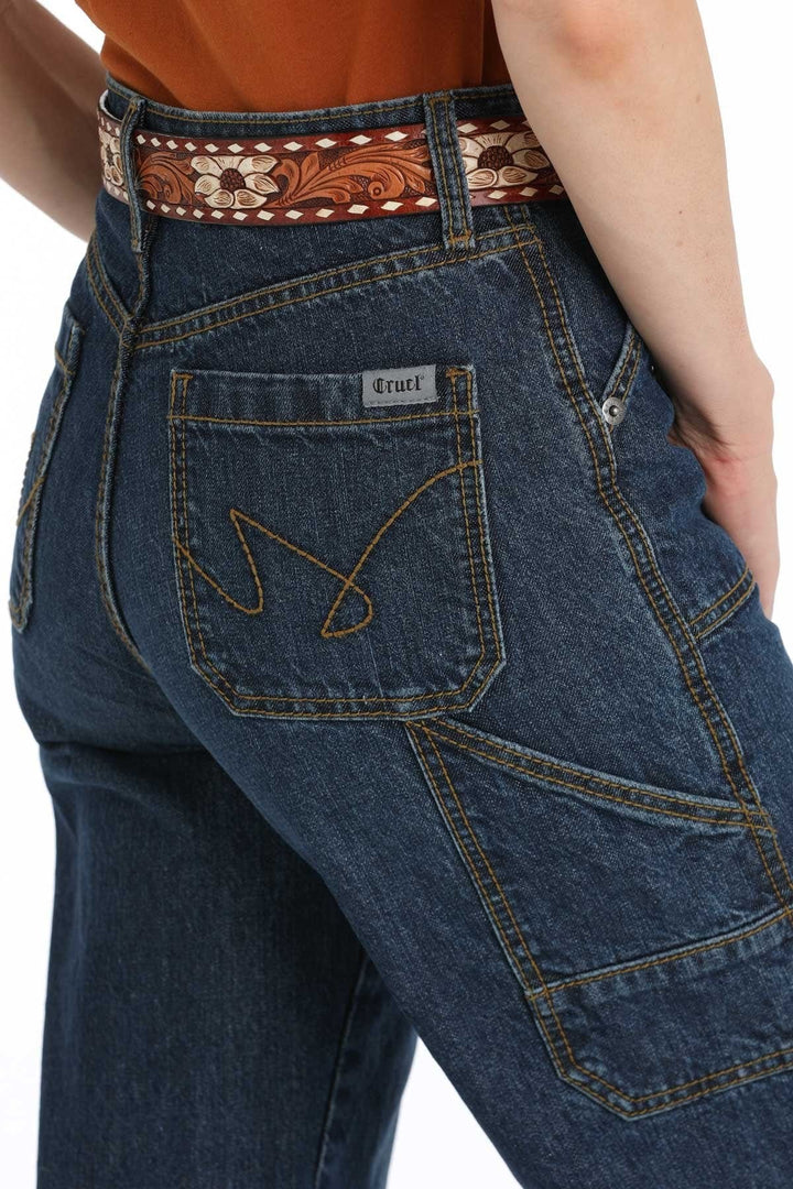 Women's Cruel Loose Fit Casey- Dark Stone-Jeans-Cruel-Whiskey Ray's Boutique, Women's Western Wear Boutique in Waxahachie, TX