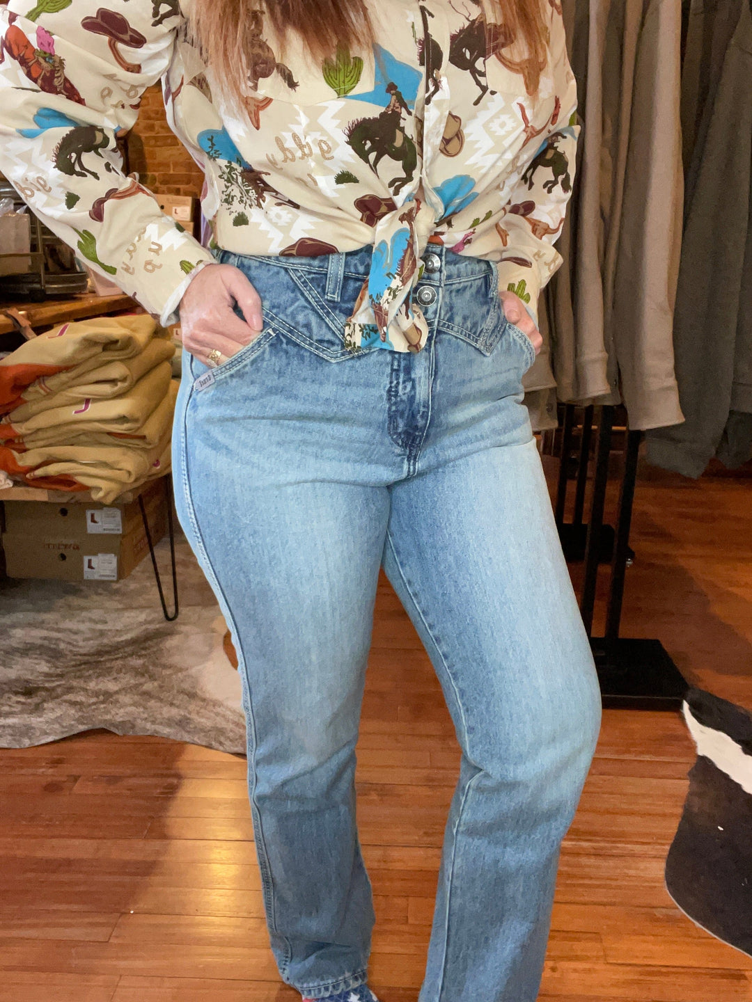 Women's Quinn Bareback Light Stone Jeans-Jeans-Cruel-Whiskey Ray's Boutique, Women's Western Wear Boutique in Waxahachie, TX