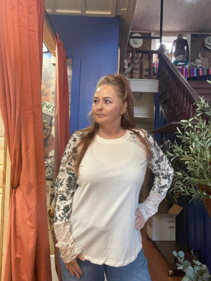 Women's Knit Top-Long Sleeves-Cruel-Whiskey Ray's Boutique, Women's Western Wear Boutique in Waxahachie, TX