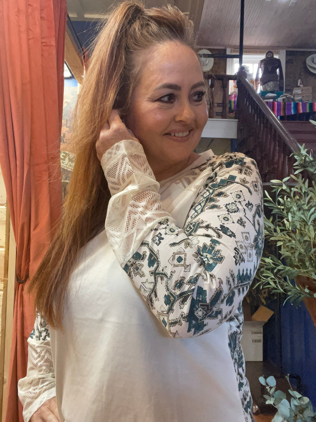 Women's Knit Top-Long Sleeves-Cruel-Whiskey Ray's Boutique, Women's Western Wear Boutique in Waxahachie, TX