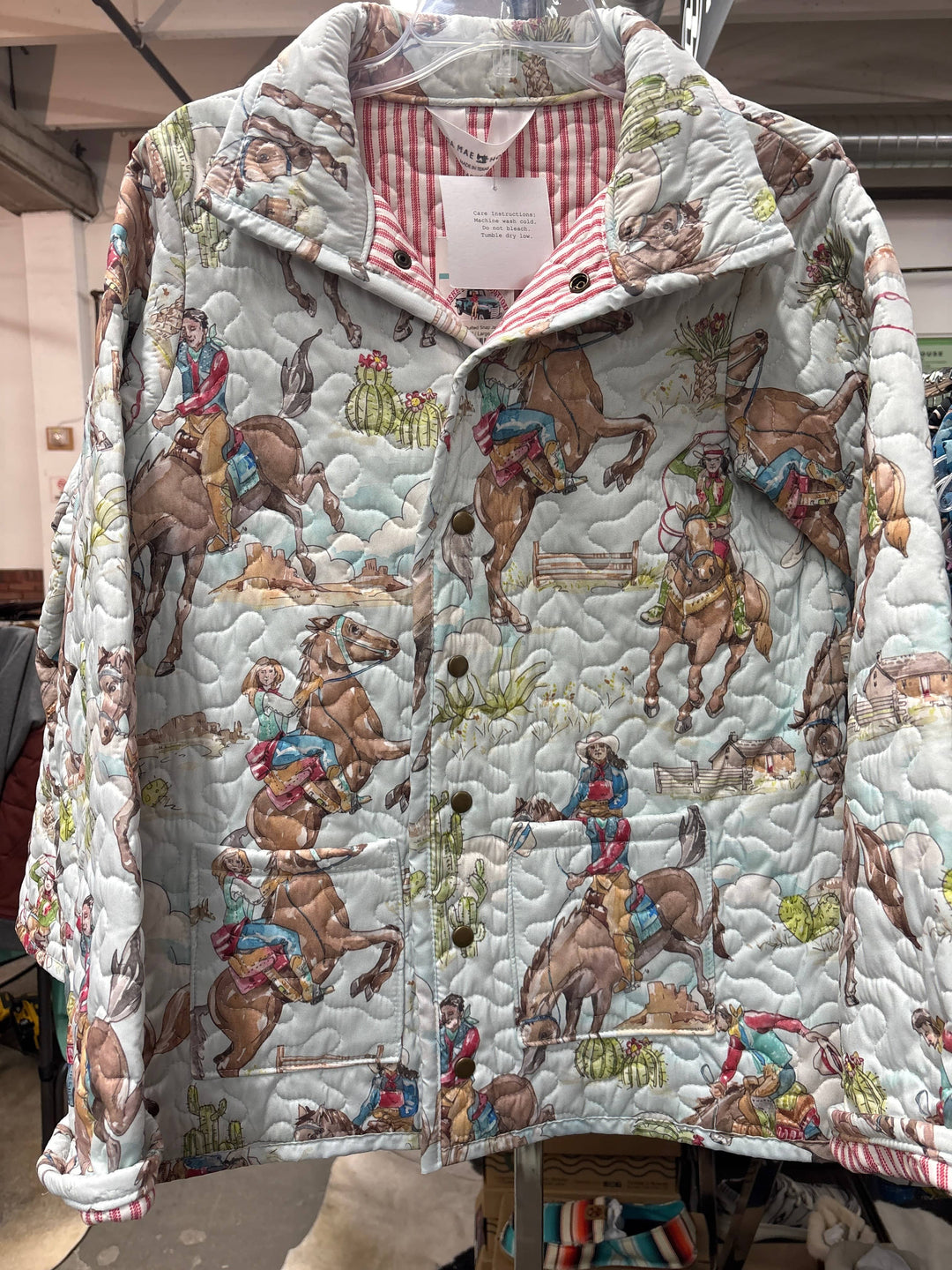 Birdie Cowgirl Multi Quilted Snap Jacket-Coats & Jackets-Ida Mae Home-Whiskey Ray's Boutique, Women's Western Wear Boutique in Waxahachie, TX
