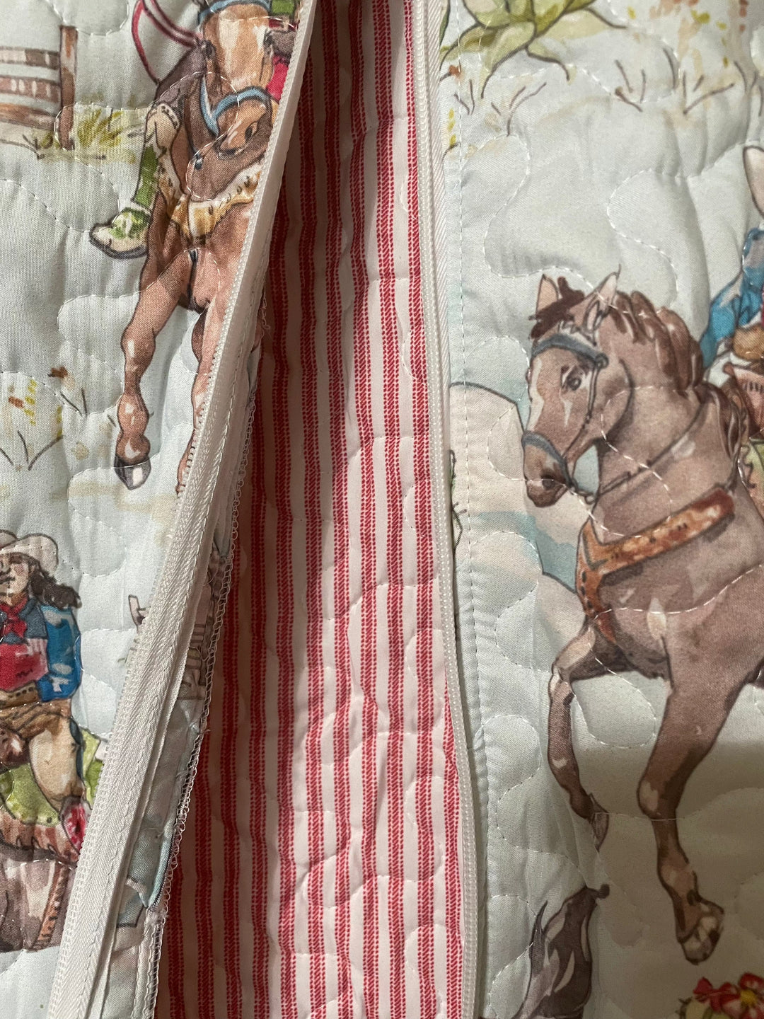 Birdie Cowgirl Multi Quilted Garment Bag-Garment Bags-Ida Mae Home-Whiskey Ray's Boutique, Women's Western Wear Boutique in Waxahachie, TX