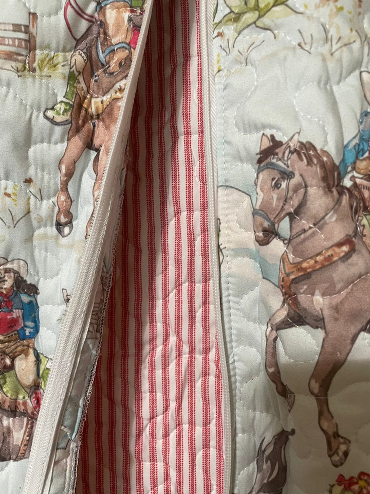 Birdie Cowgirl Multi Quilted Garment Bag-Garment Bags-Ida Mae Home-Whiskey Ray's Boutique, Women's Western Wear Boutique in Waxahachie, TX