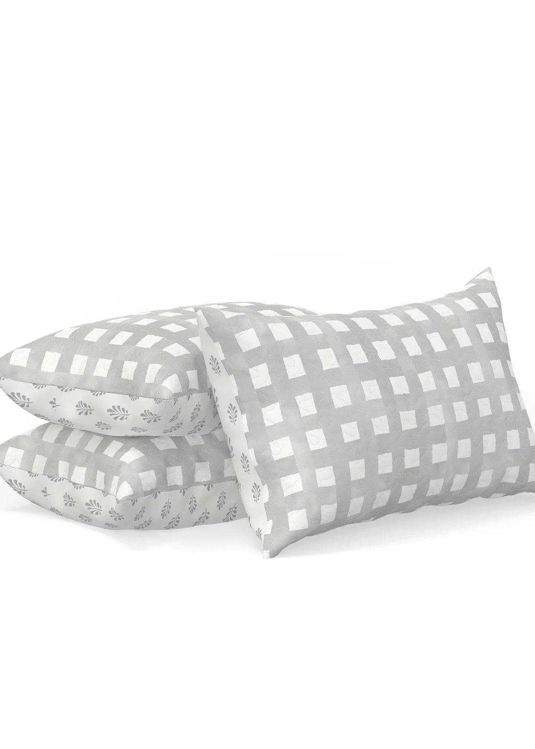 Ellie Plaid in Grey Pillow 20x30-Pillows-Ida Mae Home-Whiskey Ray's Boutique, Women's Western Wear Boutique in Waxahachie, TX