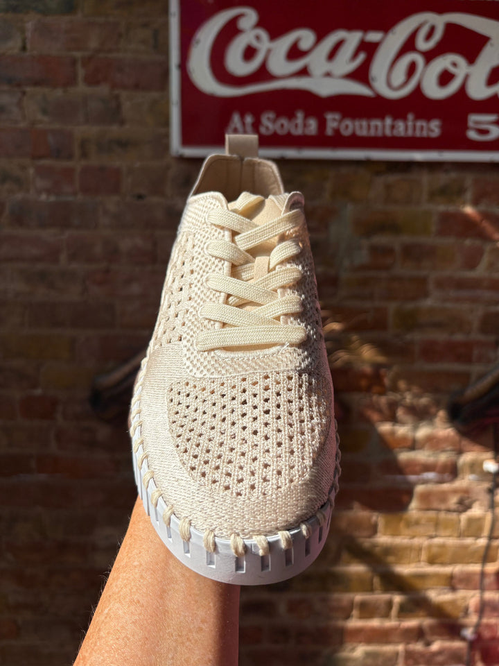 Women's IIse Jacobson Shoes-Kit White-Sneakers-Ilse jacobson-Whiskey Ray's Boutique, Women's Western Wear Boutique in Waxahachie, TX