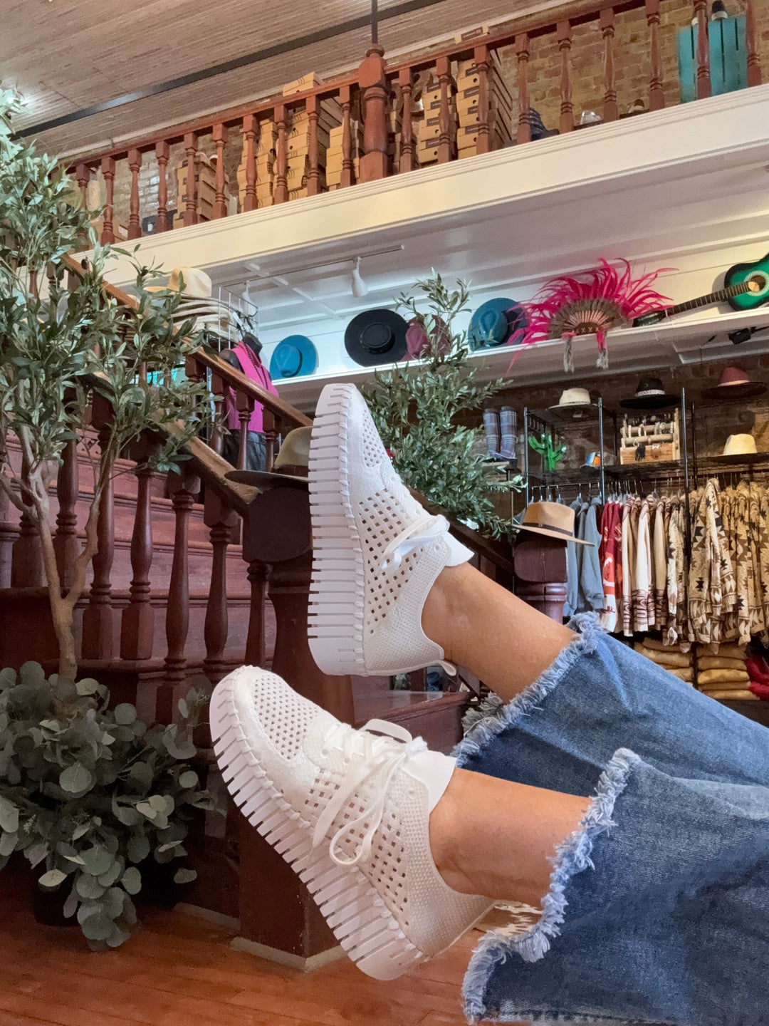 Women's Ilse Jacobson Shoes-White-Sneakers-Ilse jacobson-Whiskey Ray's Boutique, Women's Western Wear Boutique in Waxahachie, TX