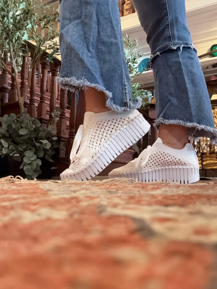 Women's Ilse Jacobson Shoes-White-Sneakers-Ilse jacobson-Whiskey Ray's Boutique, Women's Western Wear Boutique in Waxahachie, TX