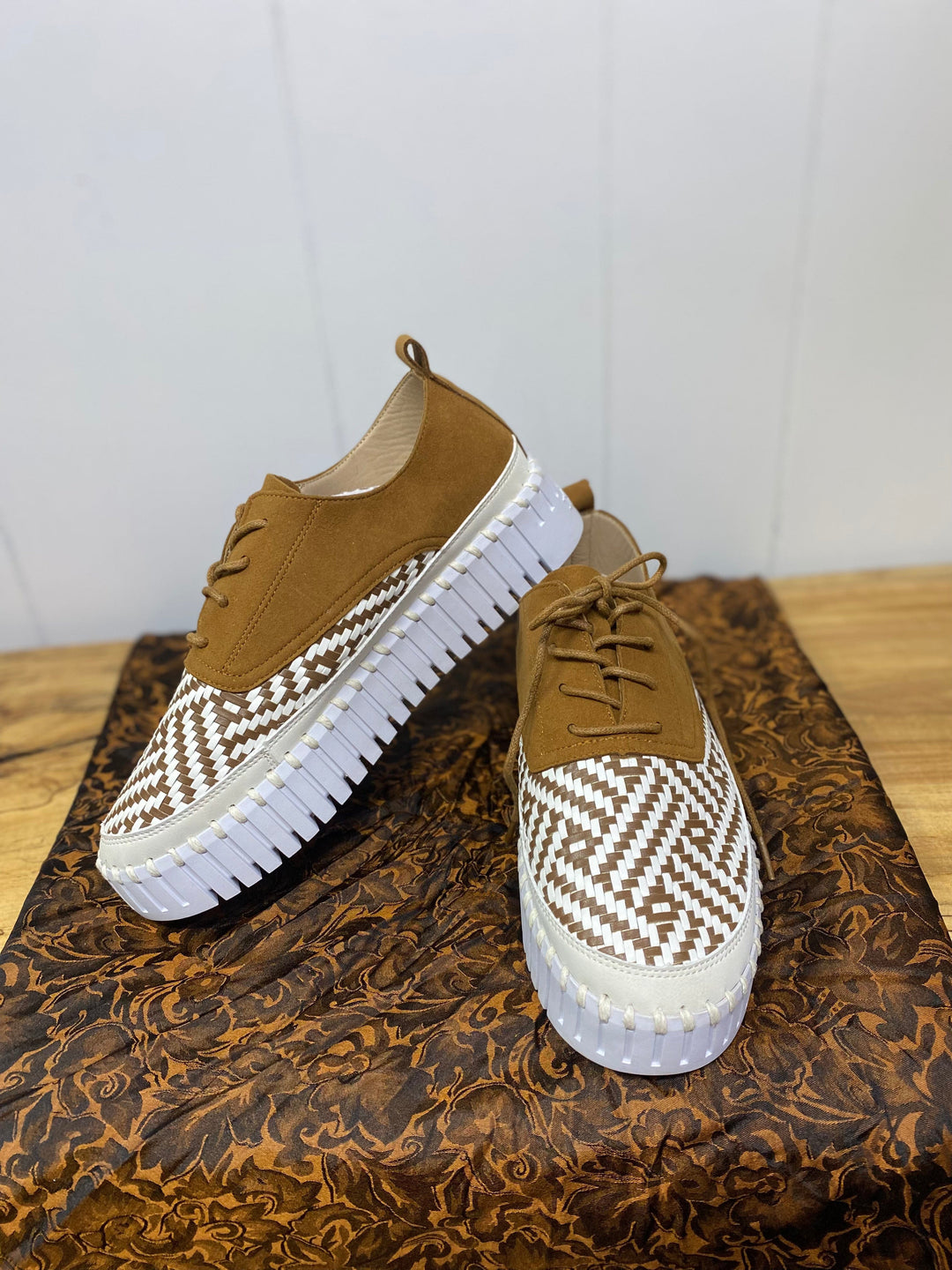 Isle Jacobsen - Cashew Sneakers-Sneakers-Isle of Jacobsen-Whiskey Ray's Boutique, Women's Western Wear Boutique in Waxahachie, TX