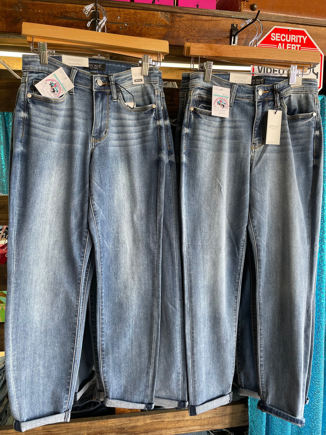 Judy Blue midrise cuffed slim jeans-Jeans-Judy Blue-Whiskey Ray's Boutique, Women's Western Wear Boutique in Waxahachie, TX