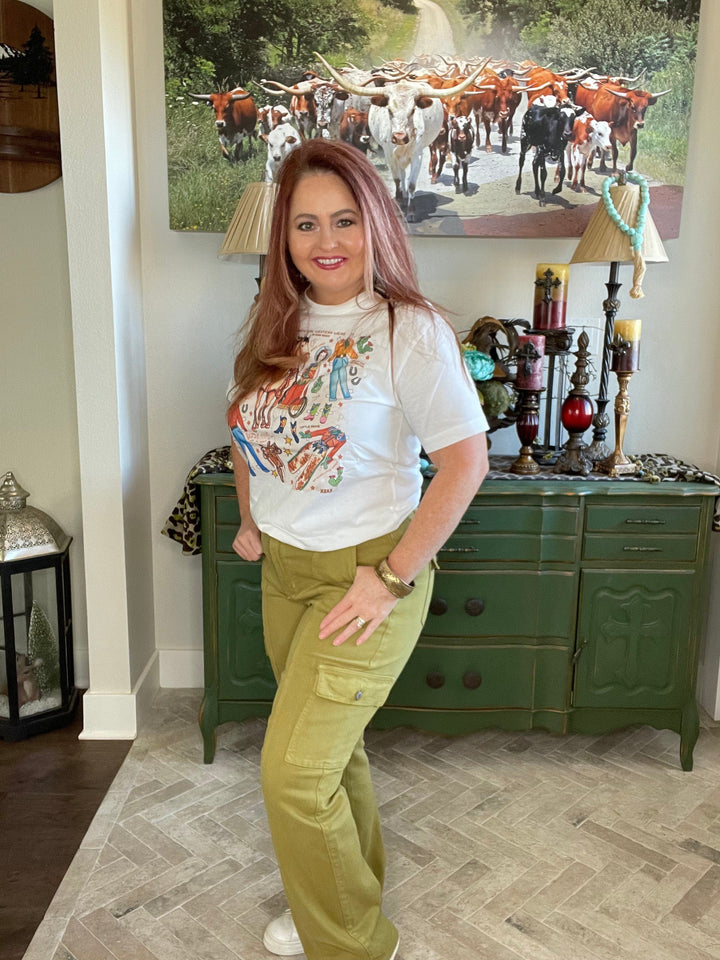Judy Blue High Waist Cargo-Pants-Judy Blue-Whiskey Ray's Boutique, Women's Western Wear Boutique in Waxahachie, TX