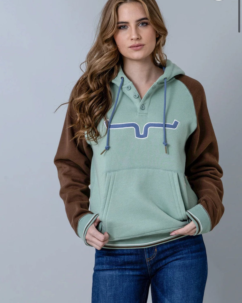 Amigo Hoodie-Matcha-Outerwear-Kimes Ranch-Whiskey Ray's Boutique, Women's Western Wear Boutique in Waxahachie, TX