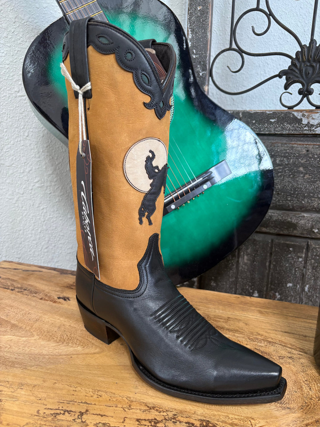 Caborca Silver by Liberty Black Clemencia Austin Negro MAC150 Boots-Boots-Caborca Boots-Whiskey Ray's Boutique, Women's Western Wear Boutique in Waxahachie, TX