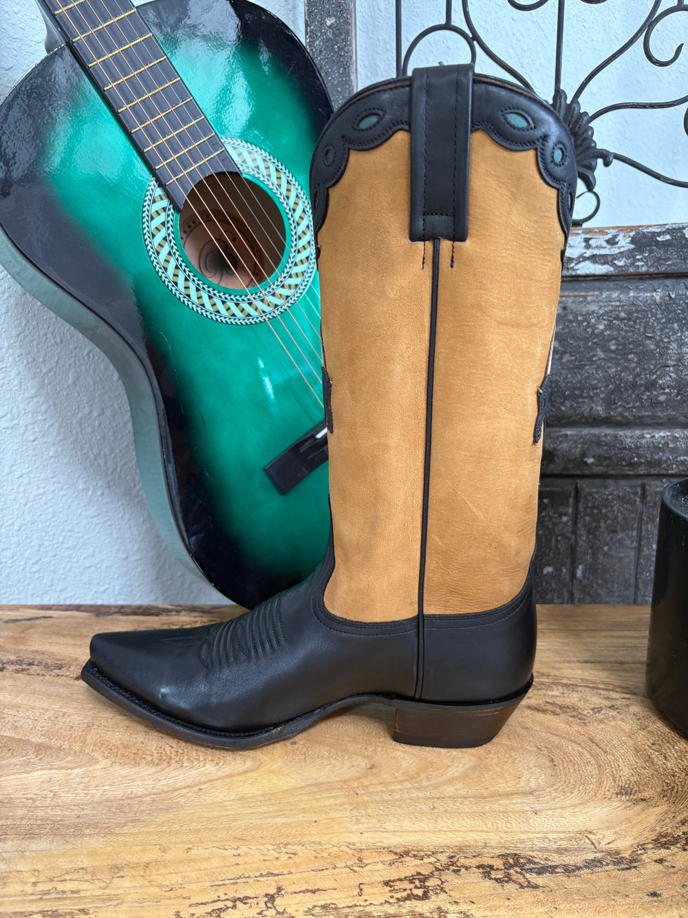 Caborca Silver by Liberty Black Clemencia Austin Negro MAC150 Boots-Boots-Caborca Boots-Whiskey Ray's Boutique, Women's Western Wear Boutique in Waxahachie, TX