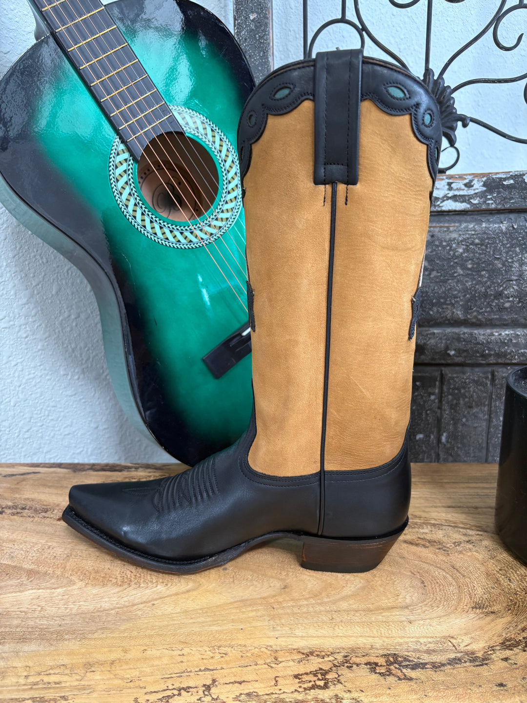 Caborca Silver by Liberty Black Clemencia Austin Negro MAC150 Boots-Boots-Caborca Boots-Whiskey Ray's Boutique, Women's Western Wear Boutique in Waxahachie, TX