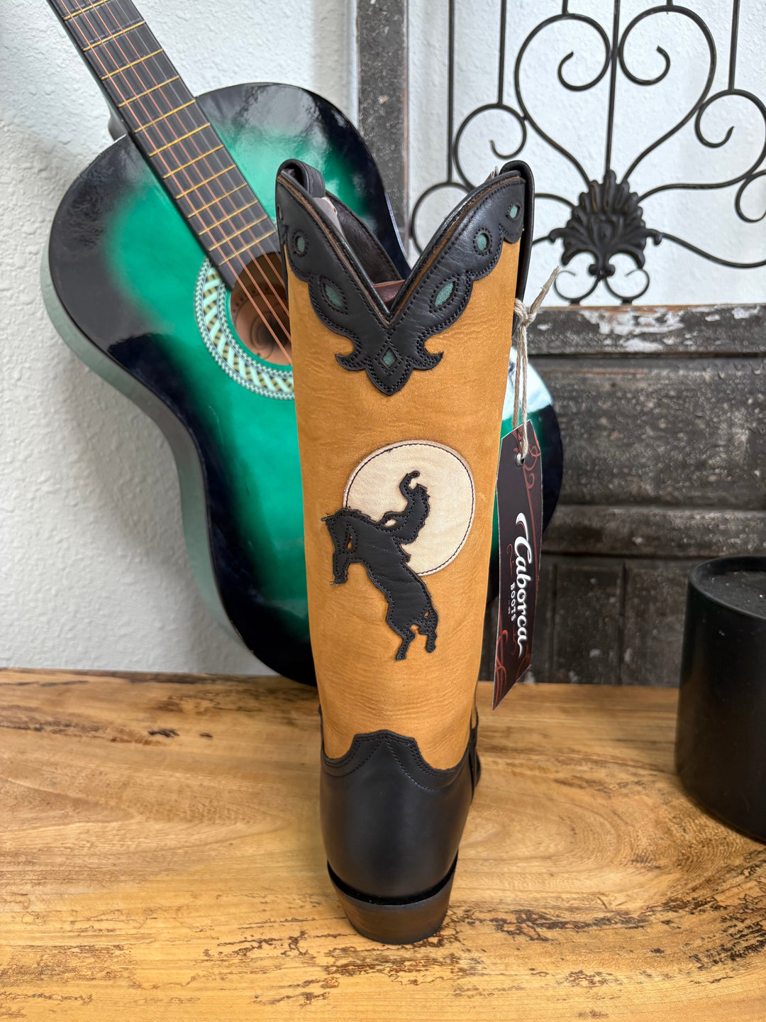 Caborca Silver by Liberty Black Clemencia Austin Negro MAC150 Boots-Boots-Caborca Boots-Whiskey Ray's Boutique, Women's Western Wear Boutique in Waxahachie, TX