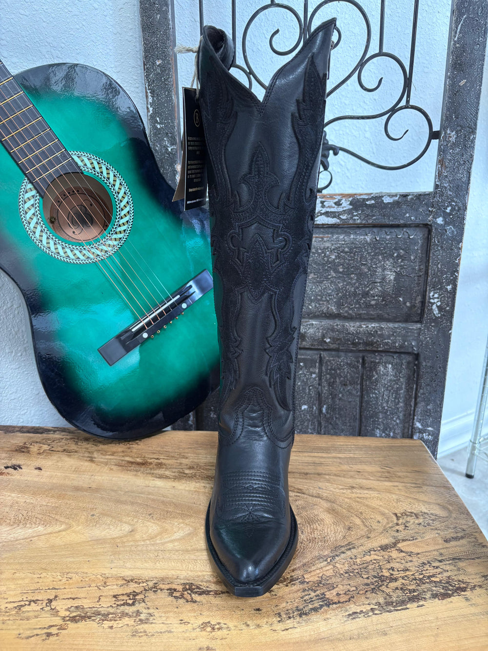Liberty Black-"Backwoods Belle" Tall Black Boot-Boots-Liberty Black Boots-Whiskey Ray's Boutique, Women's Western Wear Boutique in Waxahachie, TX