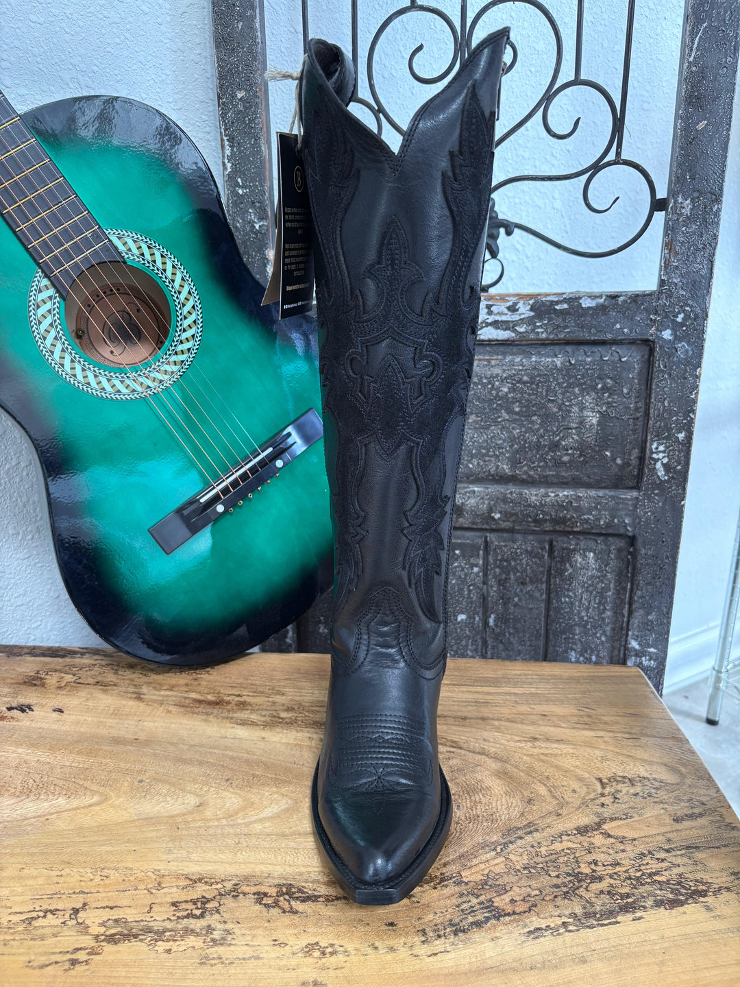 Liberty Black-"Backwoods Belle" Tall Black Boot-Boots-Liberty Black Boots-Whiskey Ray's Boutique, Women's Western Wear Boutique in Waxahachie, TX