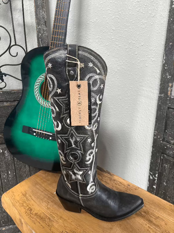 Liberty Black Nagore Mossil Negro-Boots-Liberty Black Boots-Whiskey Ray's Boutique, Women's Western Wear Boutique in Waxahachie, TX
