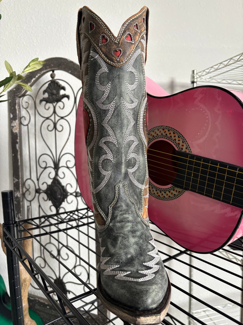 Liberty Black Vintage Turquesa-Boots-Liberty Black Boots-Whiskey Ray's Boutique, Women's Western Wear Boutique in Waxahachie, TX