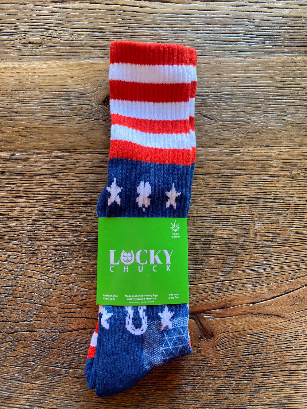 Lucky Stars and Stripes Performance Socks-Socks-Lucky Chuck-Whiskey Ray's Boutique, Women's Western Wear Boutique in Waxahachie, TX