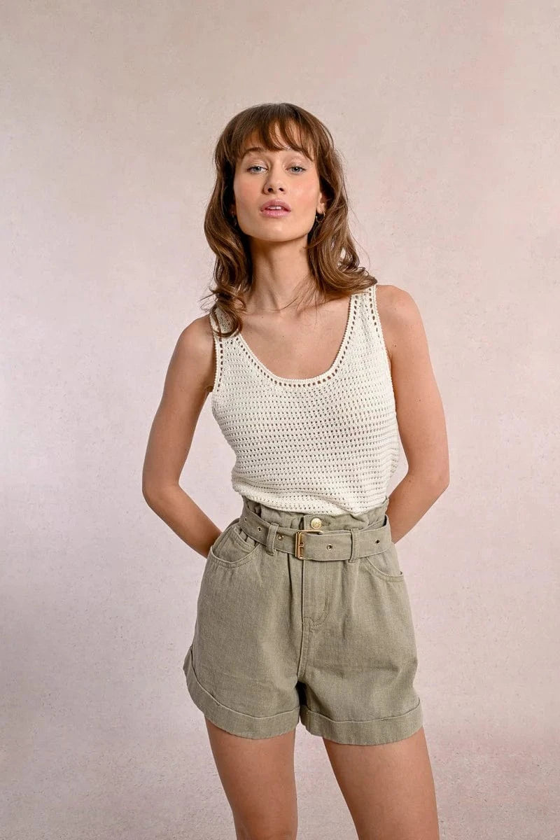 Women's Crochet Tank Top-Women's top-Molly Bracken-Whiskey Ray's Boutique, Women's Western Wear Boutique in Waxahachie, TX
