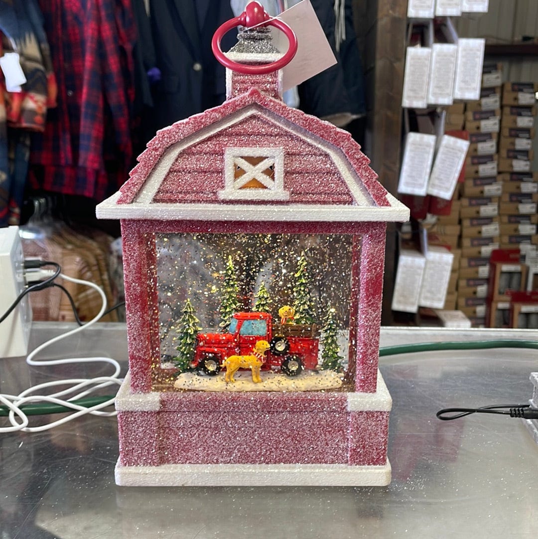 Truck and dogs lighted water barn-Seasonal-Raz Imports-Whiskey Ray's Boutique, Women's Western Wear Boutique in Waxahachie, TX