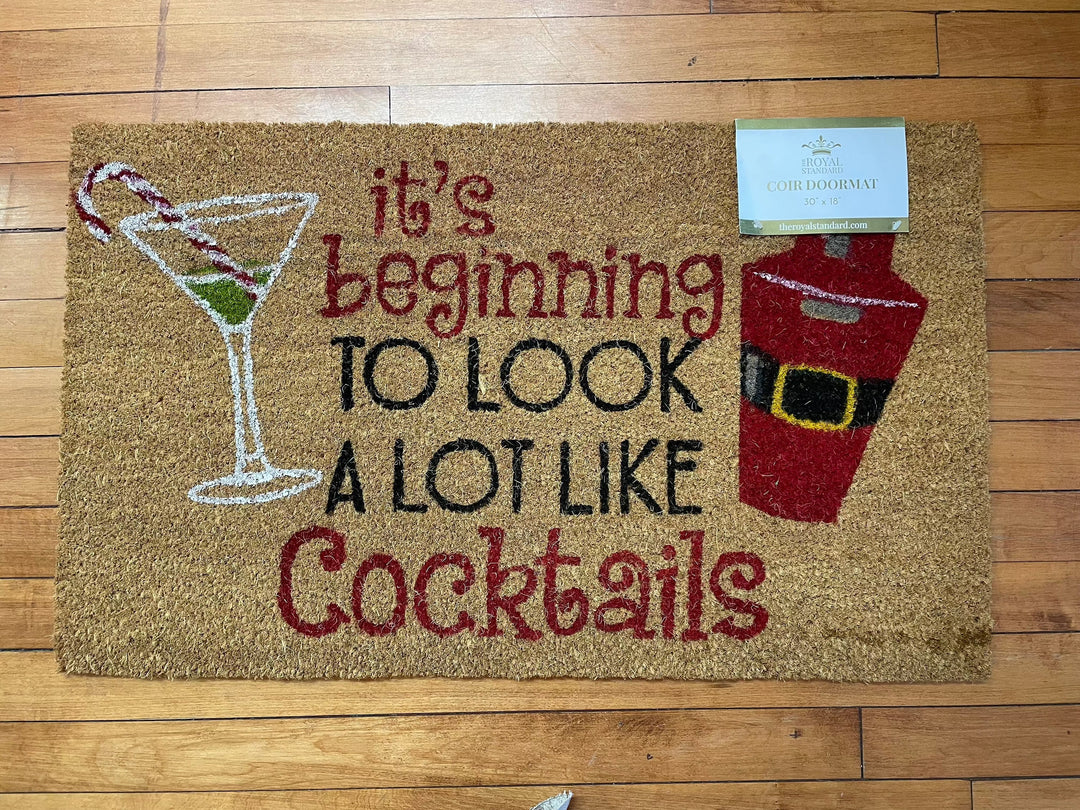 its beginning to look a lot like cocktails rug-Seasonal-The royal standard-Whiskey Ray's Boutique, Women's Western Wear Boutique in Waxahachie, TX
