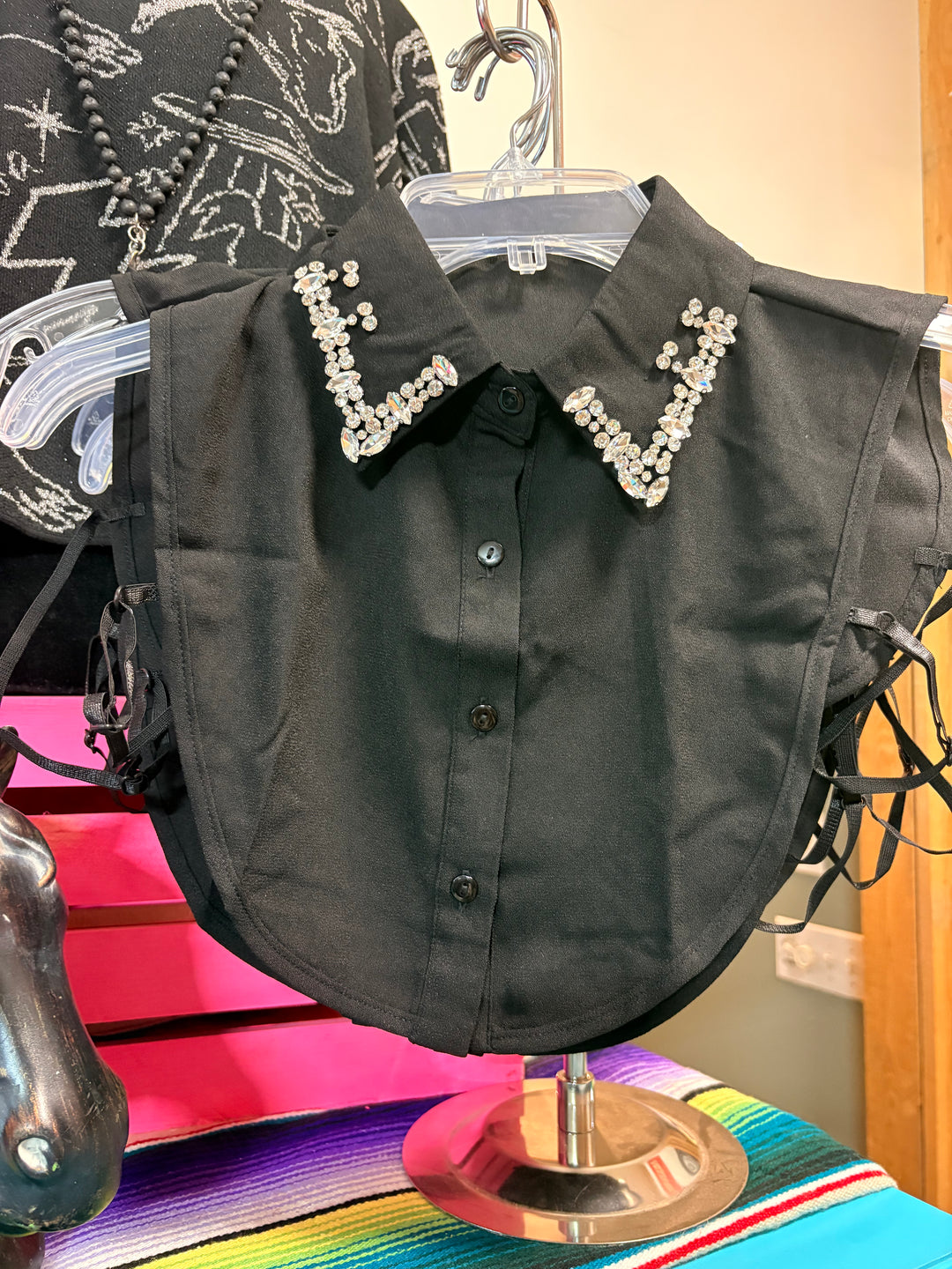 Sparkle & Shine Rhinestone Faux Collar-Accessories-Whiskey Ray's Boutique-Whiskey Ray's Boutique, Women's Western Wear Boutique in Waxahachie, TX