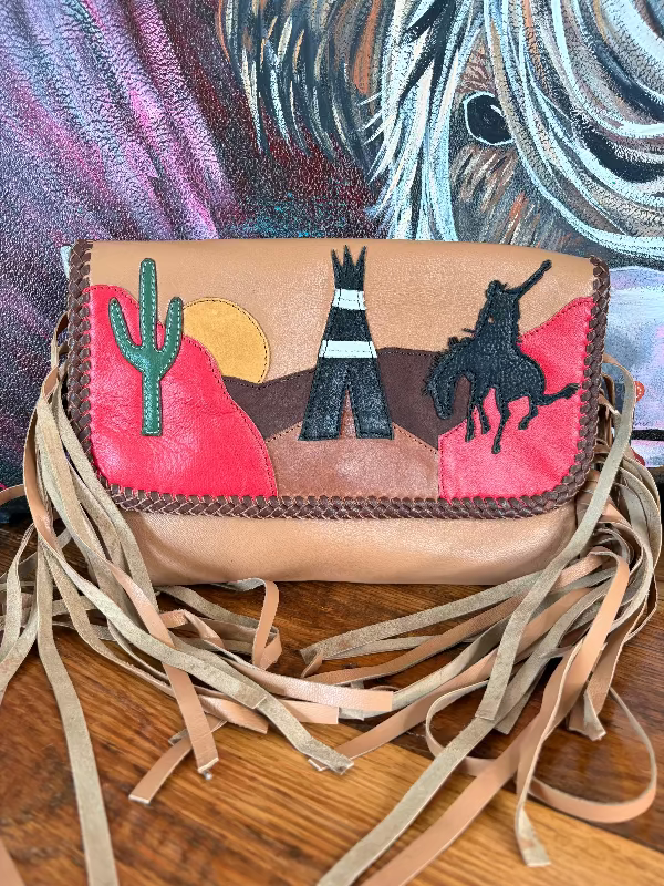 Bronc & Badlands Fringe Crossbody-Accessories-Whiskey Ray's Boutique-Whiskey Ray's Boutique, Women's Western Wear Boutique in Waxahachie, TX