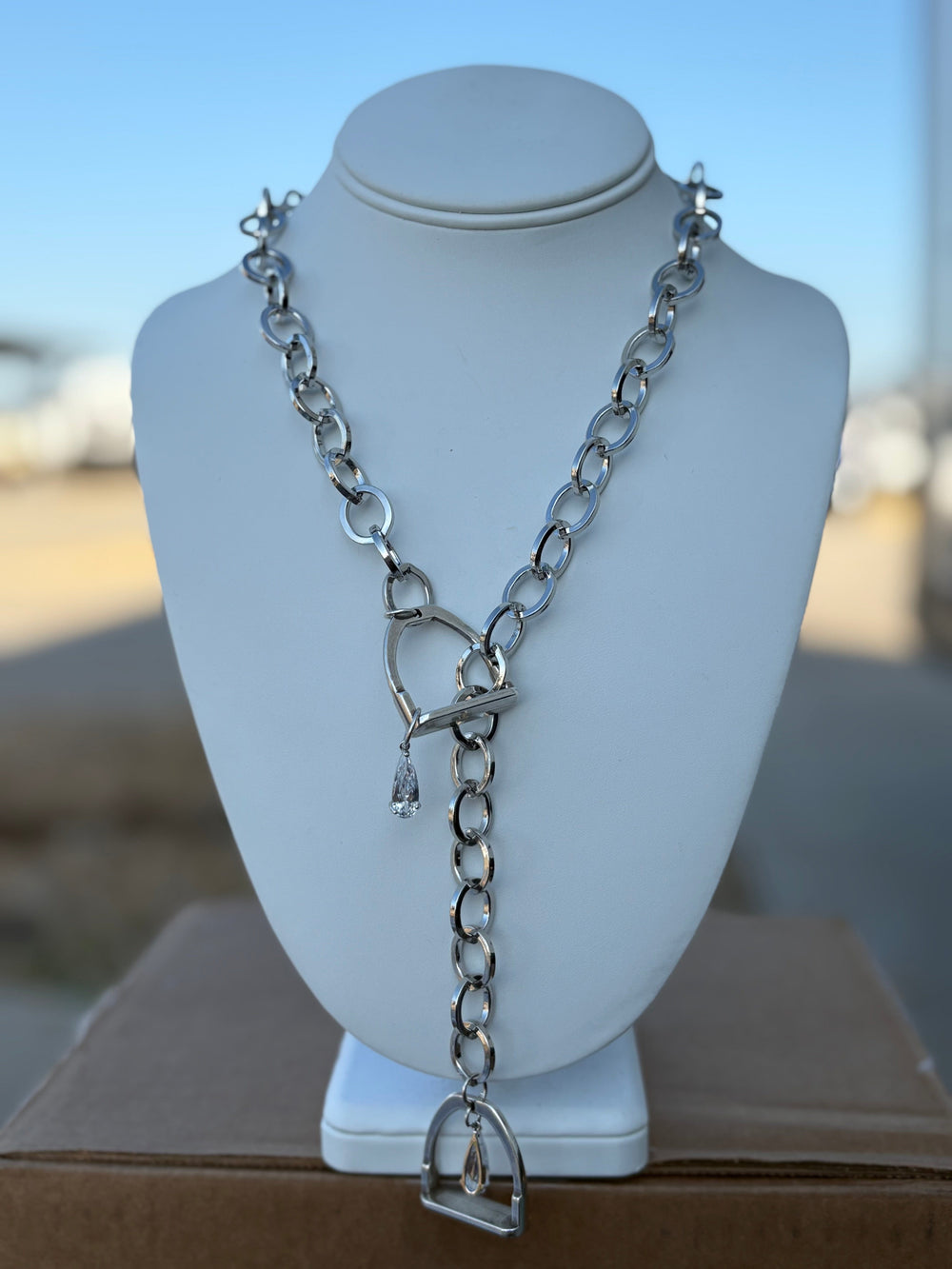 Stirrup Necklace-Accessories-Whiskey Ray's Boutique-Whiskey Ray's Boutique, Women's Western Wear Boutique in Waxahachie, TX