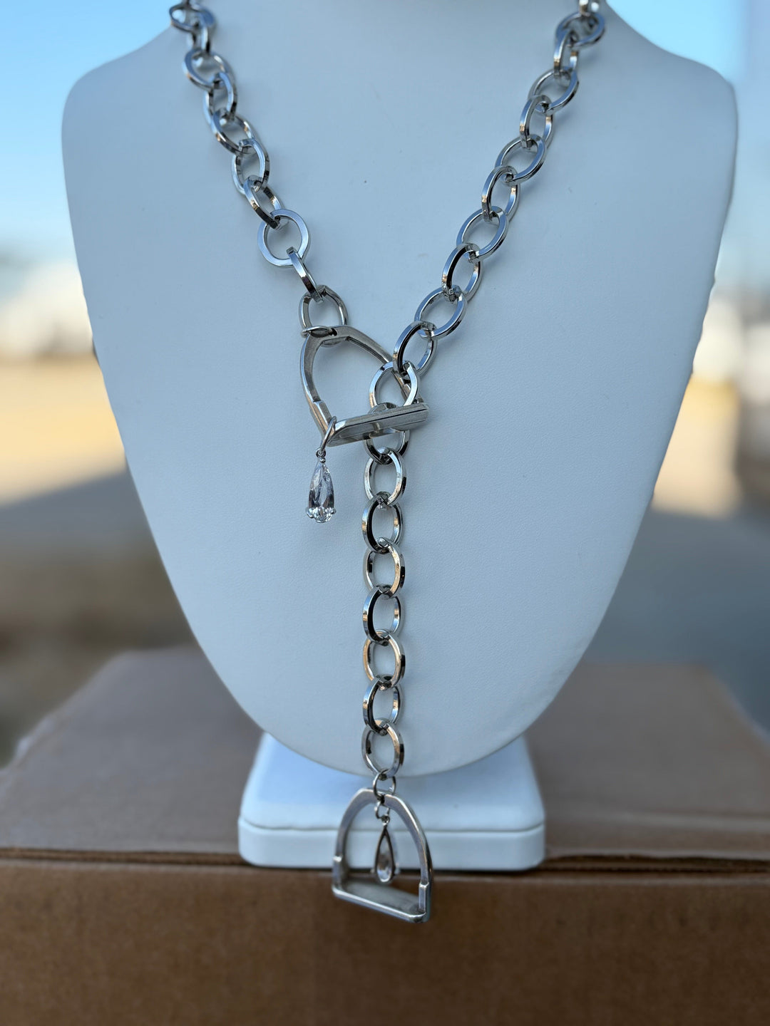 Stirrup Necklace-Accessories-Whiskey Ray's Boutique-Whiskey Ray's Boutique, Women's Western Wear Boutique in Waxahachie, TX