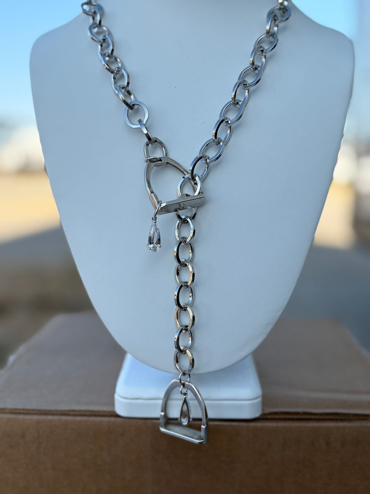 Stirrup Necklace-Accessories-Whiskey Ray's Boutique-Whiskey Ray's Boutique, Women's Western Wear Boutique in Waxahachie, TX