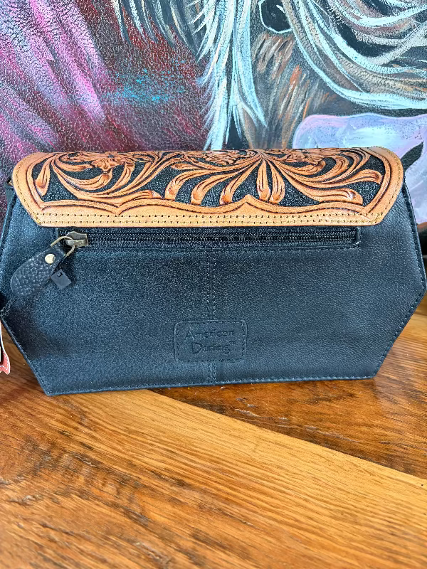 The Rawhide Rose Tooled Leather Bag-Accessories-Whiskey Ray's Boutique-Whiskey Ray's Boutique, Women's Western Wear Boutique in Waxahachie, TX