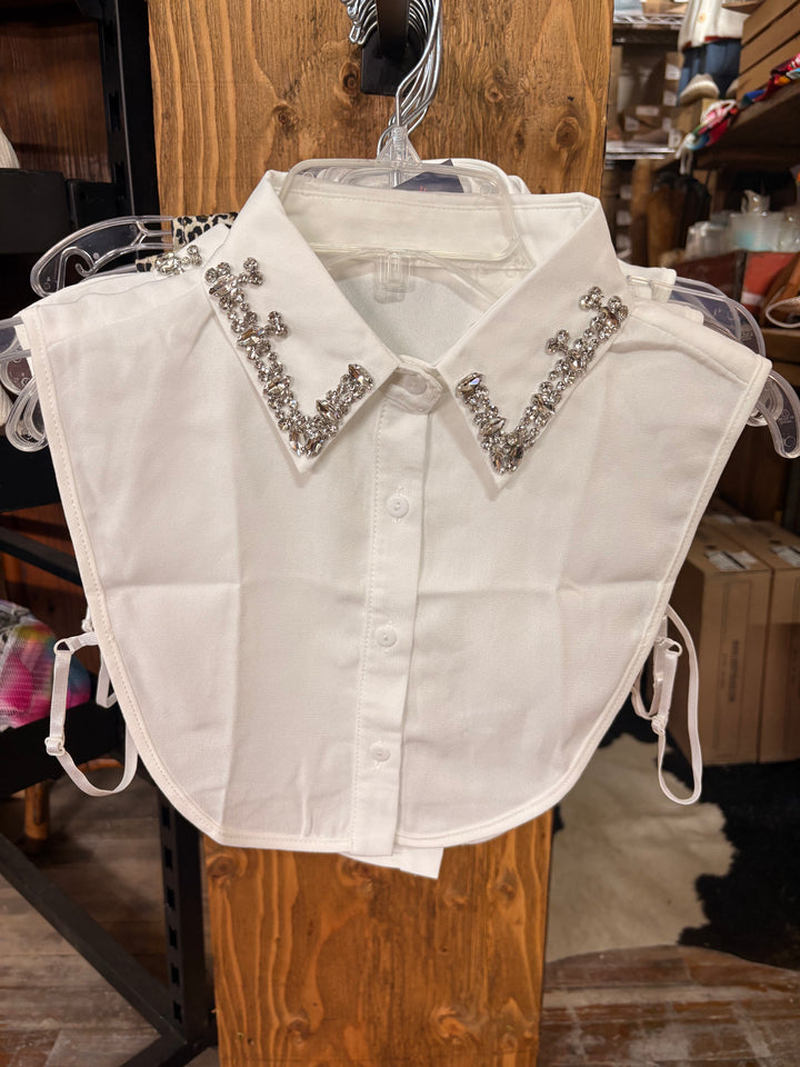 Sparkle & Shine Rhinestone Faux Collar-Accessories-Whiskey Ray's Boutique-Whiskey Ray's Boutique, Women's Western Wear Boutique in Waxahachie, TX