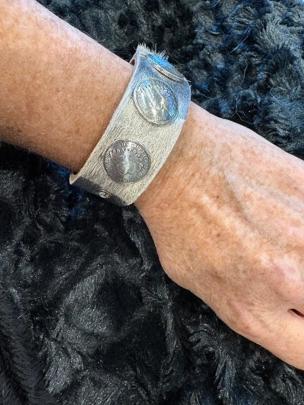 Zebra Coin Snap Cuff-Accessories-Whiskey Ray's Boutique-Whiskey Ray's Boutique, Women's Western Wear Boutique in Waxahachie, TX