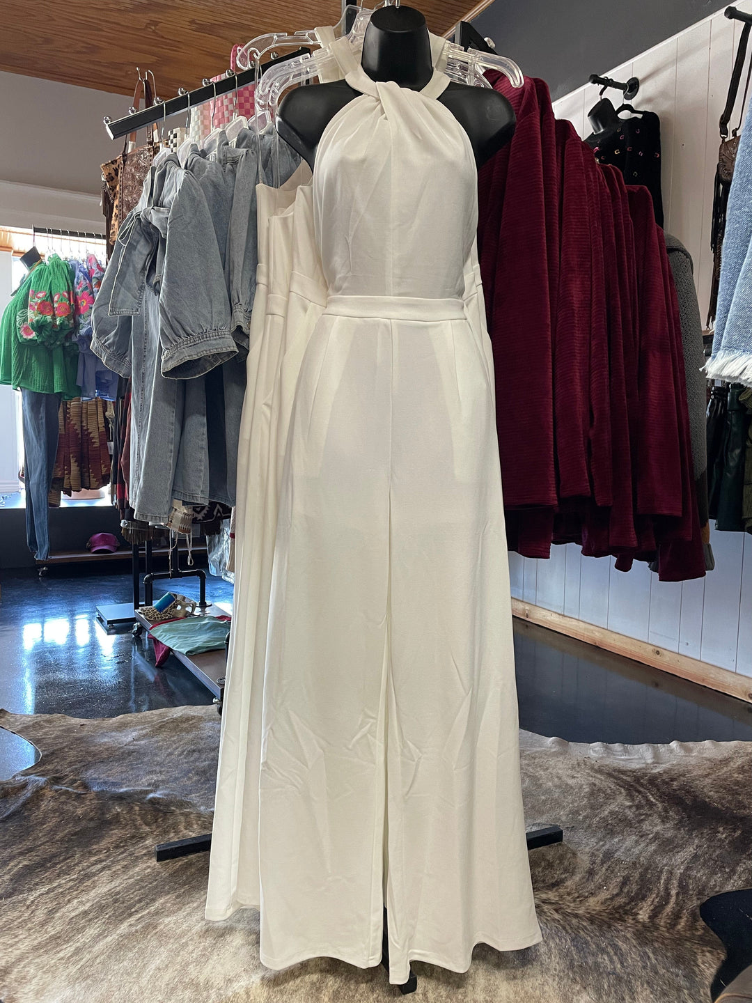 The Pearl Jumpsuit-Jumpsuits & Rompers-Whiskey Ray's Boutique-Whiskey Ray's Boutique, Women's Western Wear Boutique in Waxahachie, TX