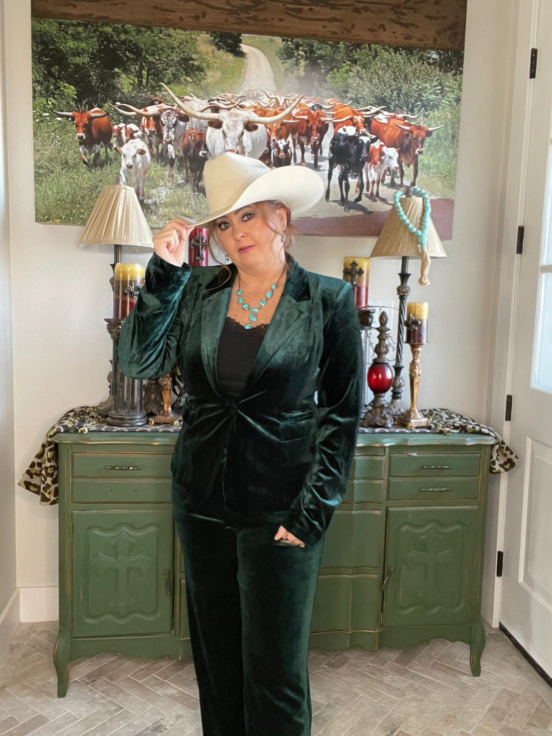 The Samantha Blazer-Blazers-Whiskey Ray's Boutique-Whiskey Ray's Boutique, Women's Western Wear Boutique in Waxahachie, TX
