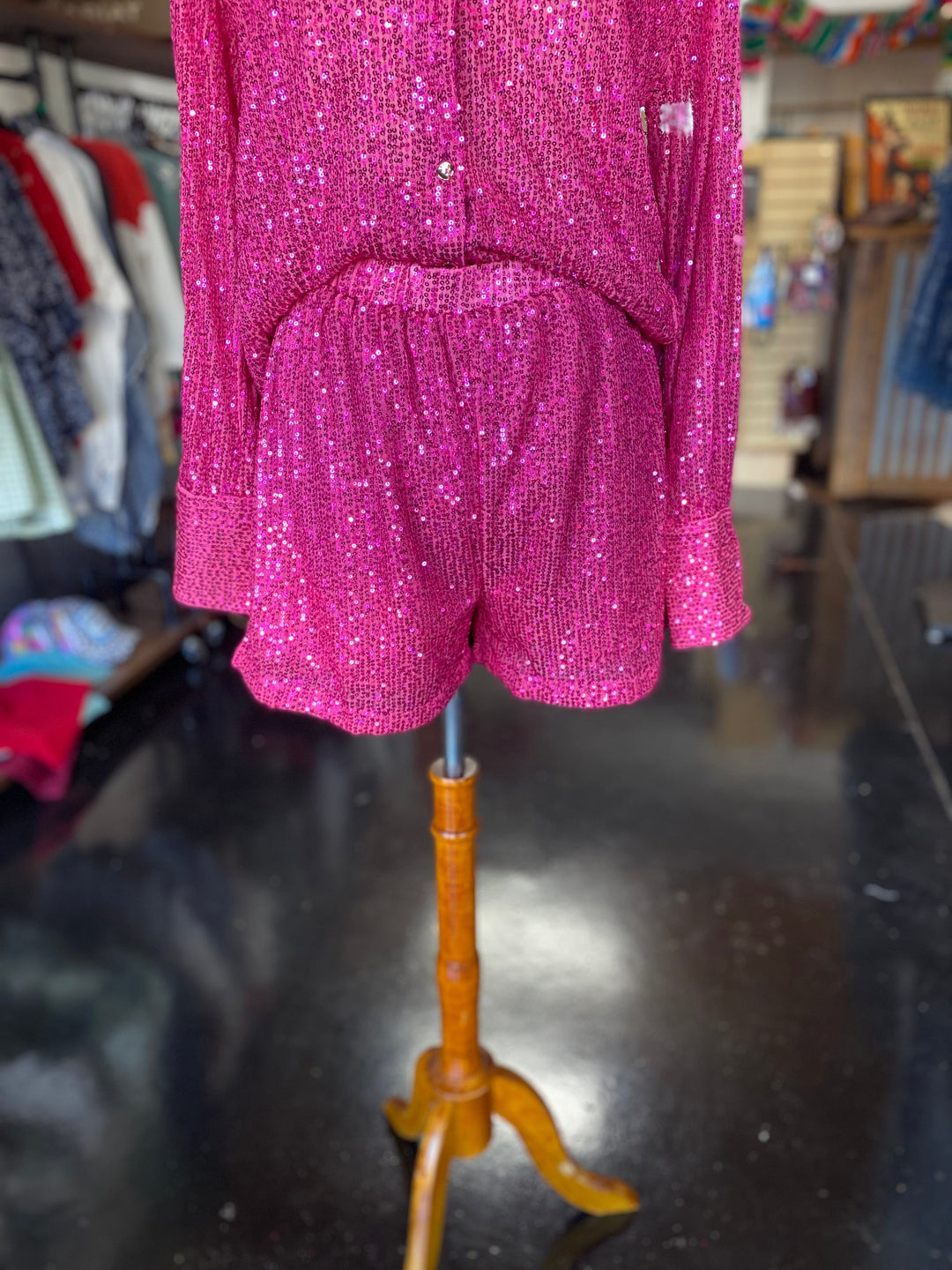 Sequin Shorts-Shorts-Whiskey Ray's Boutique-Whiskey Ray's Boutique, Women's Western Wear Boutique in Waxahachie, TX