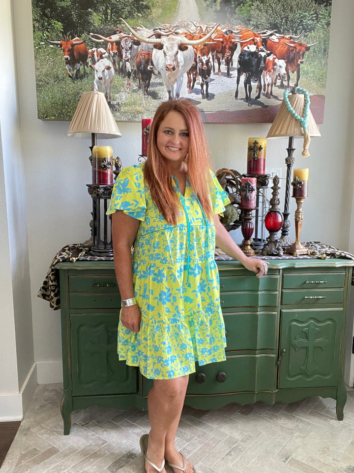 Katelyn Dress-Dresses-Whiskey Ray's Boutique-Whiskey Ray's Boutique, Women's Western Wear Boutique in Waxahachie, TX