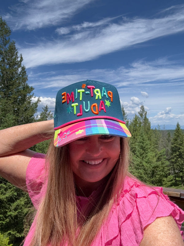 Whiskey Ray's Boutique Hats Navy Part Time Adult Hat