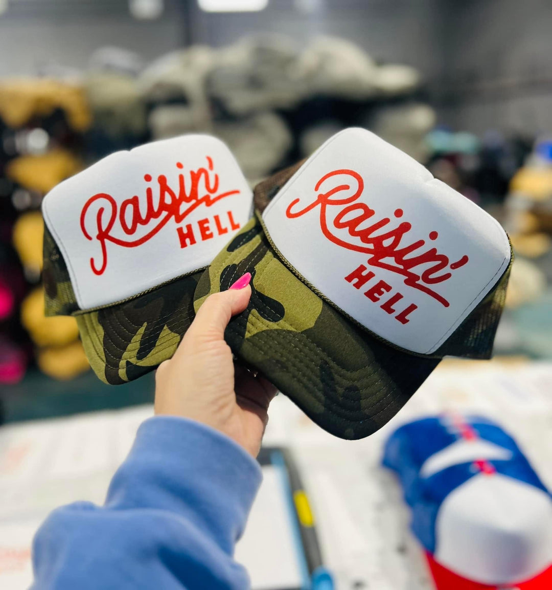 Raisin Hell-Hats-Whiskey Ray's Boutique-Whiskey Ray's Boutique, Women's Western Wear Boutique in Waxahachie, TX
