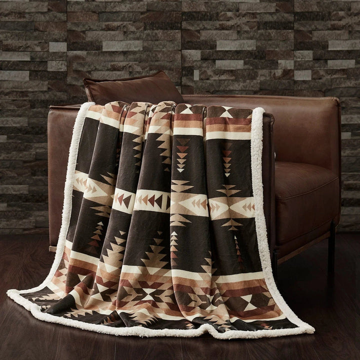 Yosemite Campfire SHERPA THROW-Blankets-Whiskey Ray's Boutique-Whiskey Ray's Boutique, Women's Western Wear Boutique in Waxahachie, TX